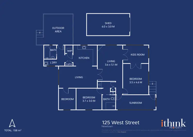Floorplan of Homely house listing, 125 West Street, Newtown QLD 4350