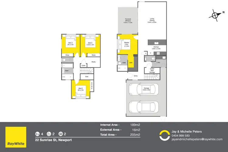 Floorplan of Homely house listing, 22 Sunrise Street, Newport QLD 4020