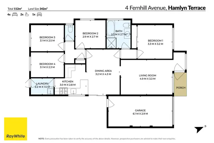Floorplan of Homely house listing, 4 Fernhill Avenue, Hamlyn Terrace NSW 2259