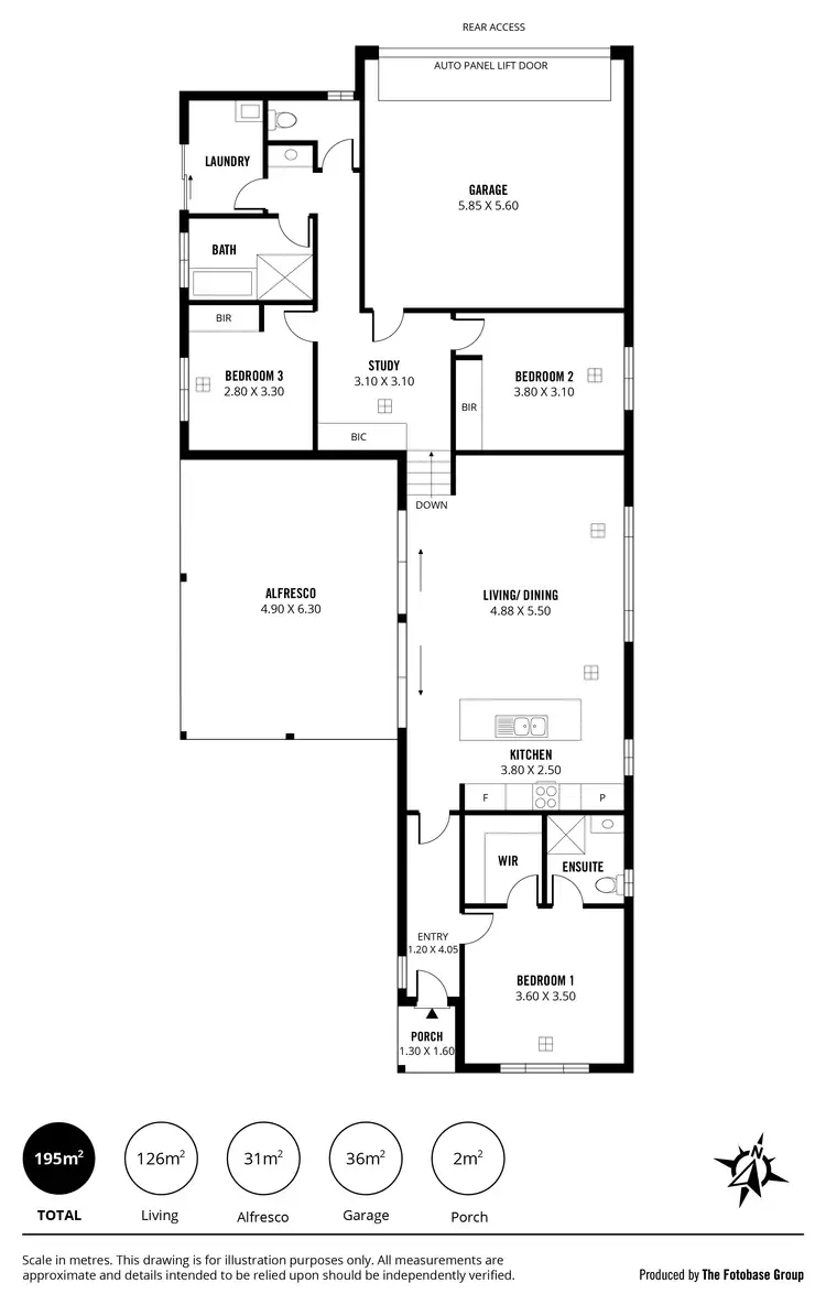 Floorplan of Homely house listing, 1 Observation Road, Seaford Heights SA 5169