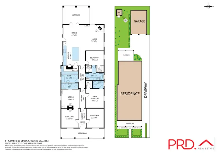 Floorplan of Homely house listing, 61 Cambridge Street, Creswick VIC 3363