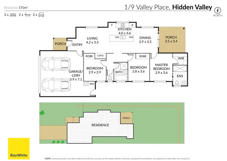 Floorplan of Homely other listing, 1/9 Valley Place, Hidden Valley QLD 4703