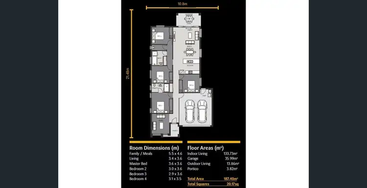 Floorplan of Homely house listing, 22 Huntingdale Street, Leichhardt QLD 4305