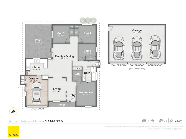 Floorplan of Homely house listing, 36 Sandalwood Drive, Yamanto QLD 4305