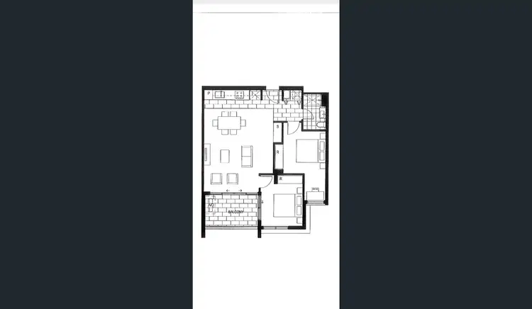 Floorplan of Homely apartment listing, 402/15 Brodie Spark Dr, Wolli Creek NSW 2205
