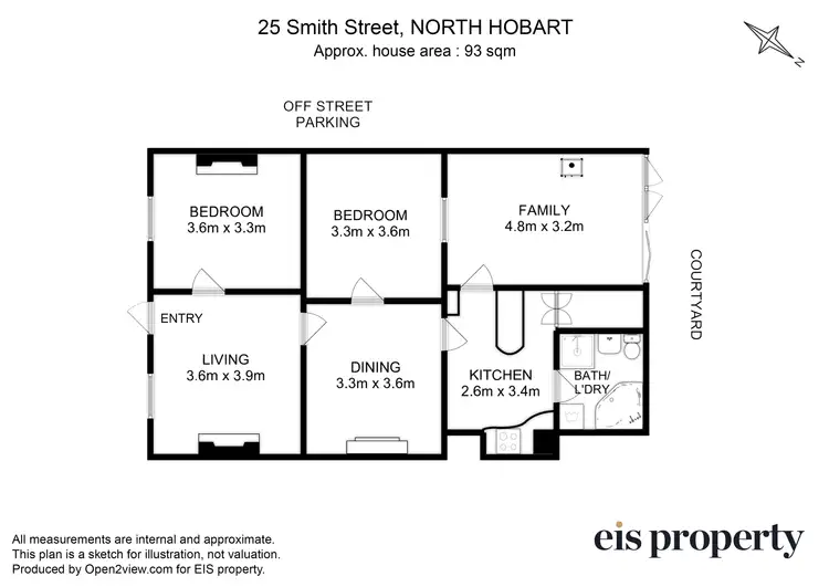 Floorplan of Homely house listing, 25 Smith Street, North Hobart TAS 7000