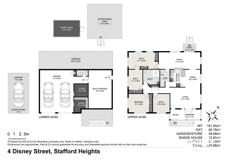 Floorplan of Homely house listing, 4 Disney Street, Stafford Heights QLD 4053
