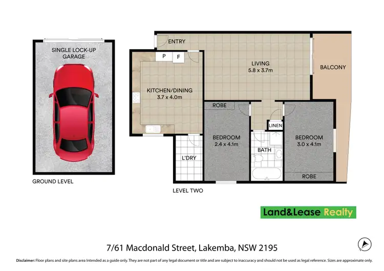 Floorplan of Homely unit listing, 7/61-63 Macdonald Street, Lakemba NSW 2195