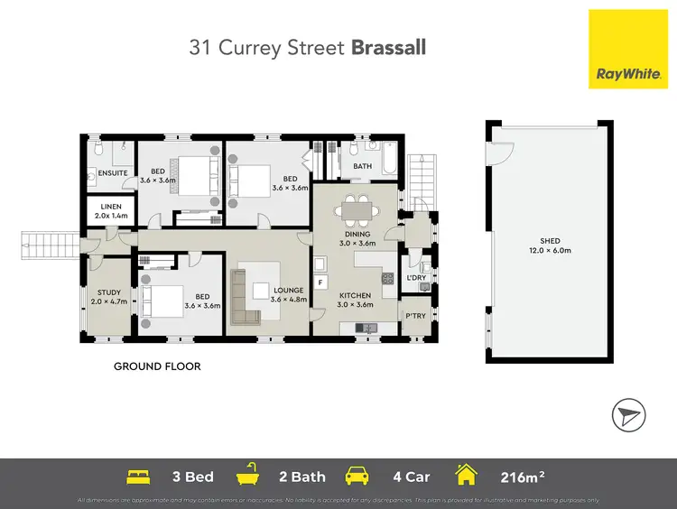 Floorplan of Homely house listing, 31 Currey Street, Brassall QLD 4305