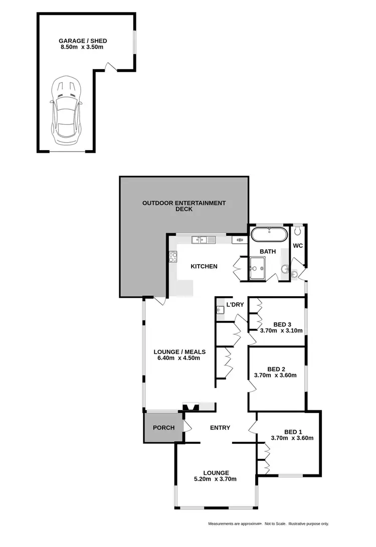 Floorplan of Homely house listing, 748 Vine Street, Albury NSW 2640