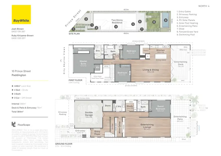 Floorplan of Homely house listing, 10 Prince Street, Paddington QLD 4064