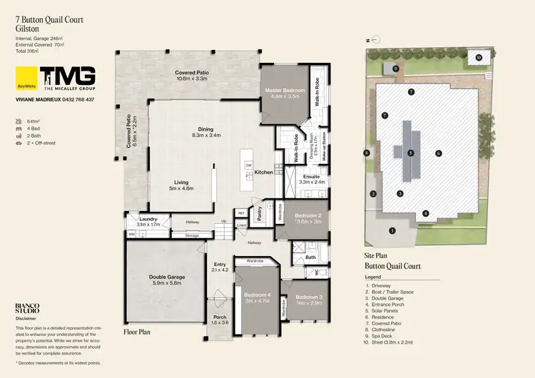 Floorplan of Homely house listing, 7 Button Quail Court, Gilston QLD 4211