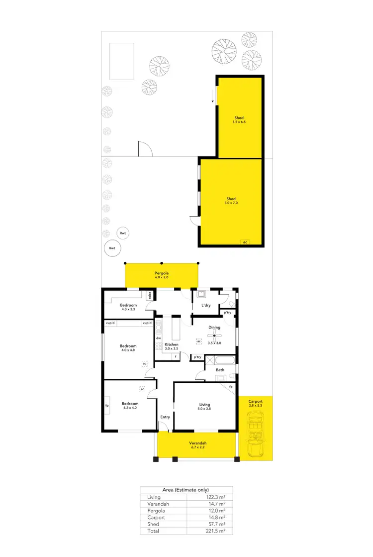 Floorplan of Homely house listing, 32 Mathias Avenue, Cumberland Park SA 5041