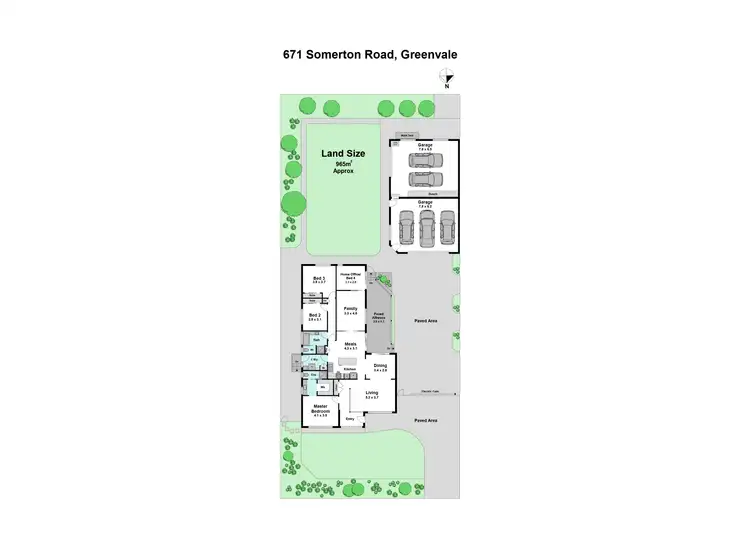 Floorplan of Homely house listing, 671 Somerton Road, Greenvale VIC 3059