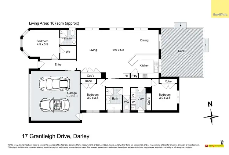 Floorplan of Homely house listing, 17 Grantleigh Drive, Darley VIC 3340