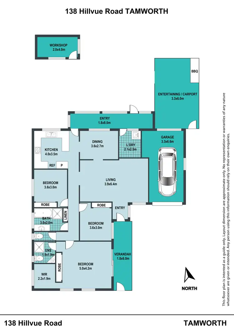 Floorplan of Homely house listing, 138 Hillvue Road, Tamworth NSW 2340