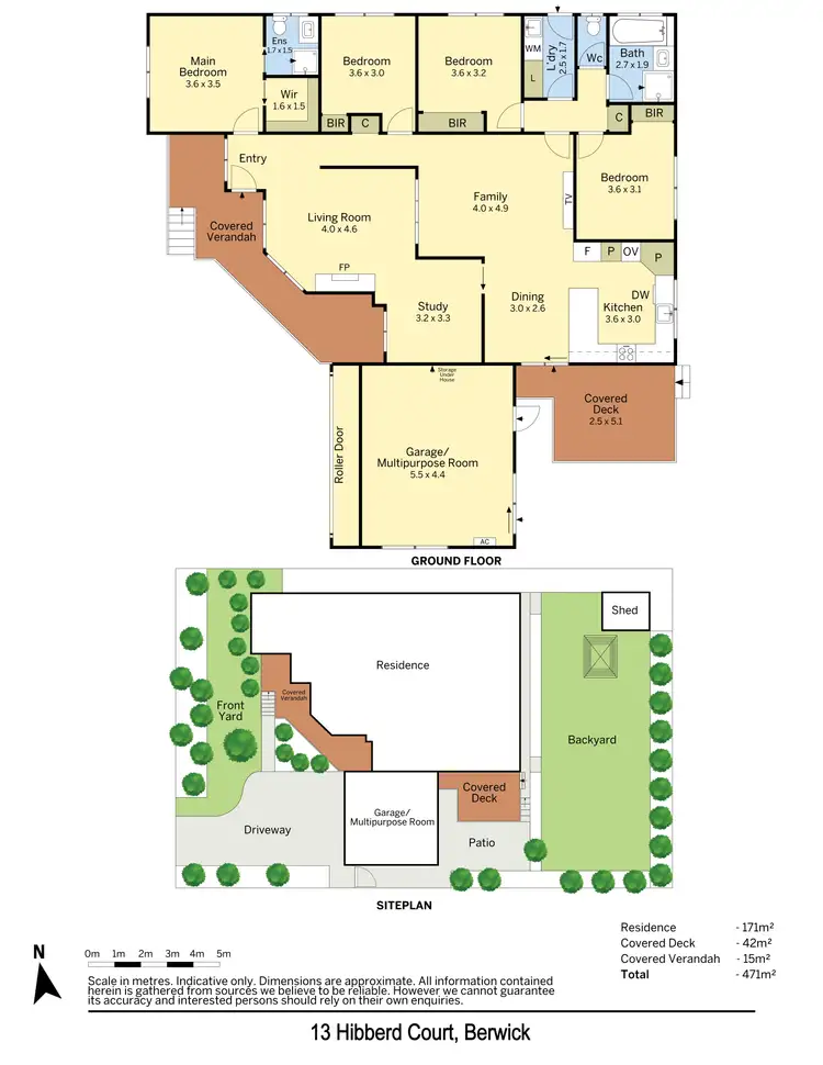 Floorplan of Homely house listing, 13 Hibberd Court, Berwick VIC 3806