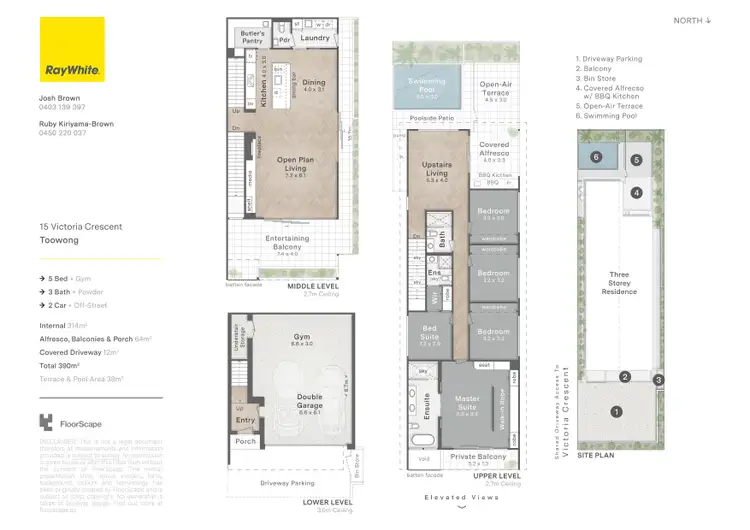Floorplan of Homely house listing, 15A Victoria Crescent, Toowong QLD 4066