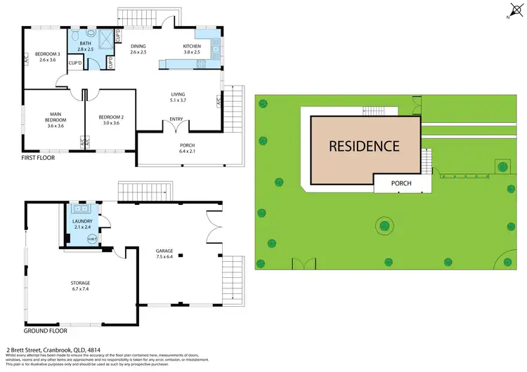 Floorplan of Homely house listing, 2 Brett Street, Cranbrook QLD 4814