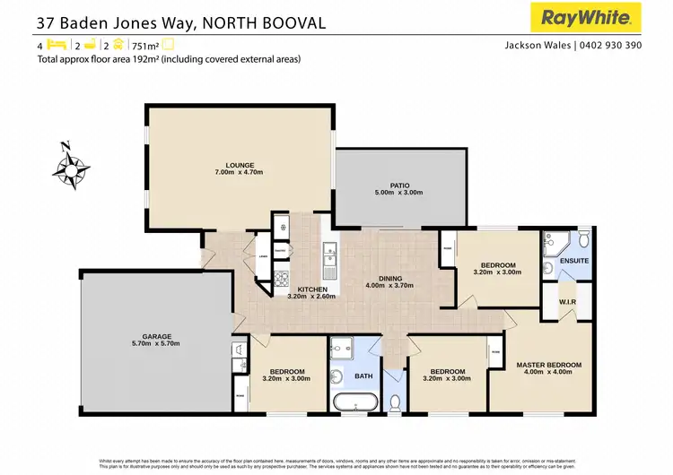 Floorplan of Homely house listing, 37 Baden Jones Way, North Booval QLD 4304