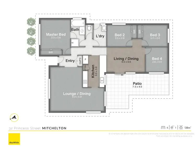 Floorplan of Homely house listing, 32 Princess Street, Mitchelton QLD 4053