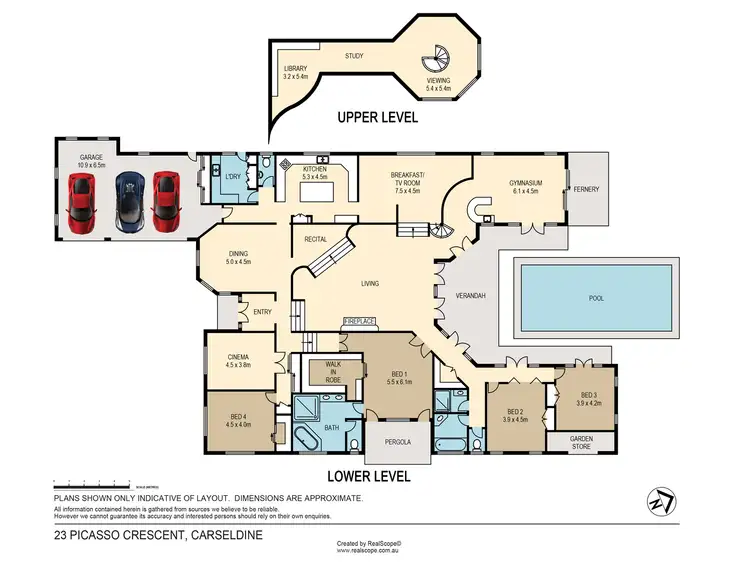 Floorplan of Homely house listing, 23 Picasso Crescent, Carseldine QLD 4034
