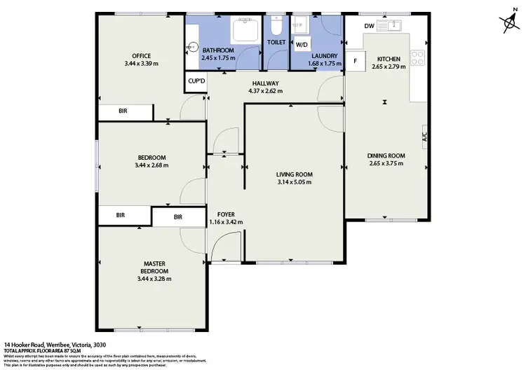 Floorplan of Homely house listing, 14 Hooker Road, Werribee VIC 3030
