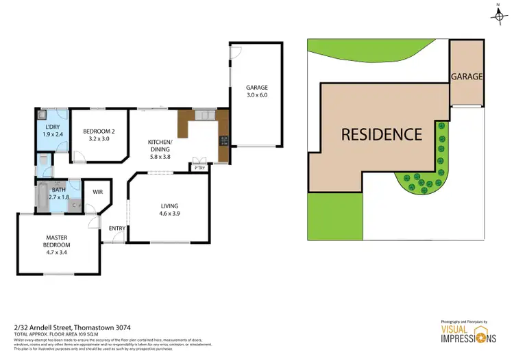 Floorplan of Homely unit listing, 2/32 Arndell Street, Thomastown VIC 3074