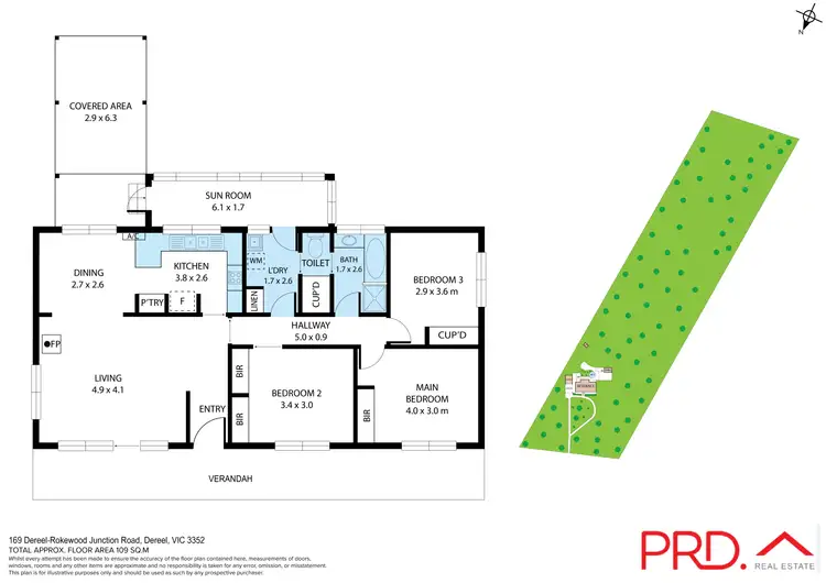 Floorplan of Homely house listing, 169 Rokewood Junction Road, Dereel VIC 3352
