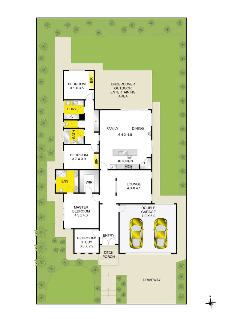 Floorplan of Homely house listing, 73 Ironbark Street, Waurn Ponds VIC 3216