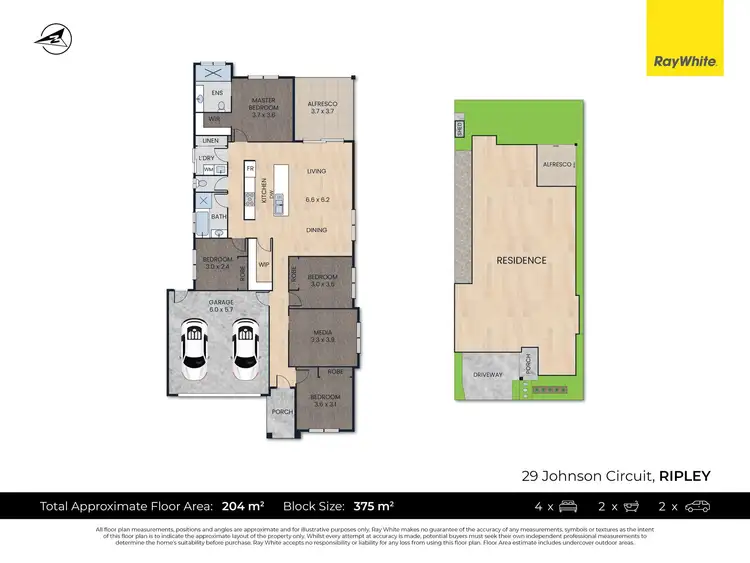 Floorplan of Homely house listing, 29 Johnson Circuit, Ripley QLD 4306