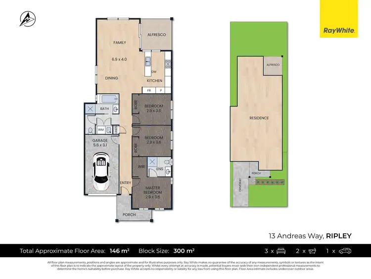 Floorplan of Homely house listing, 13 Andreas Way, Ripley QLD 4306