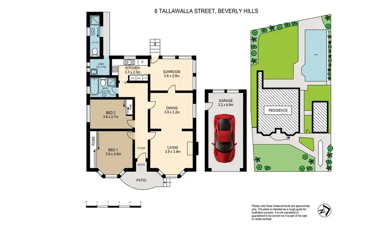 Floorplan of Homely house listing, 6 Tallawalla Street, Beverly Hills NSW 2209