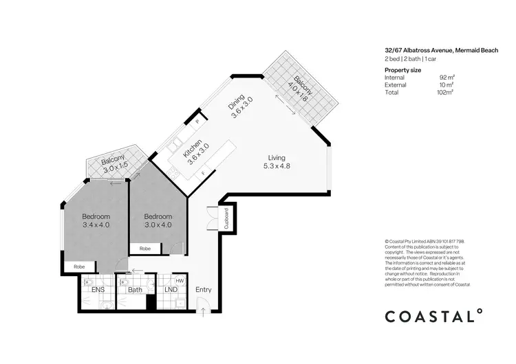 Floorplan of Homely unit listing, 32/67-71 Albatross Avenue, Mermaid Beach QLD 4218