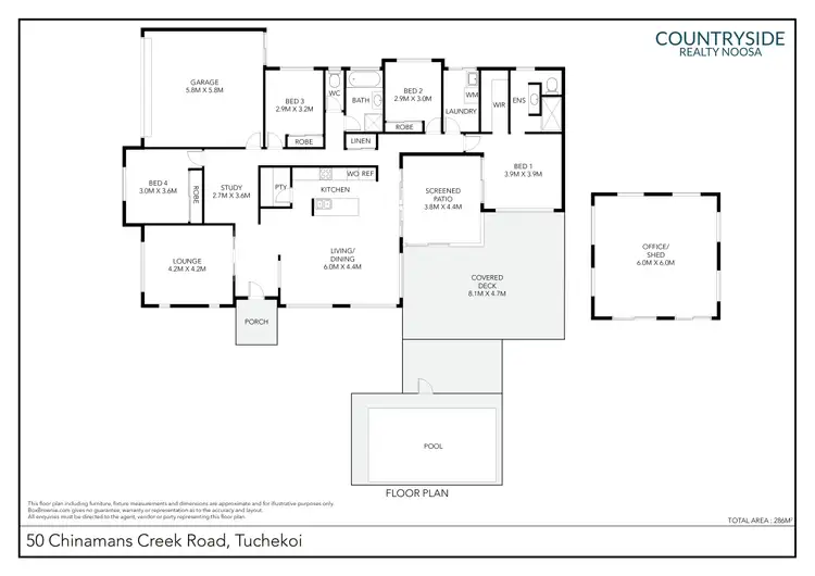 Floorplan of Homely house listing, 50 Chinamans Creek Road, Tuchekoi QLD 4570