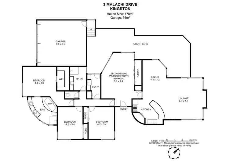 Floorplan of Homely house listing, 3 Malachi Drive,, Kingston TAS 7050