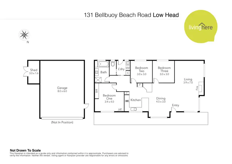 Floorplan of Homely house listing, 131 Bellbuoy Beach Road, Low Head TAS 7253