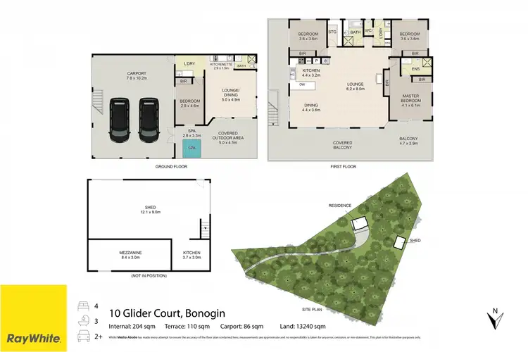 Floorplan of Homely house listing, 10 Glider Court, Bonogin QLD 4213
