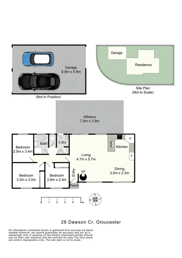 Floorplan of Homely house listing, 28 Dawson Crescent, Gloucester NSW 2422