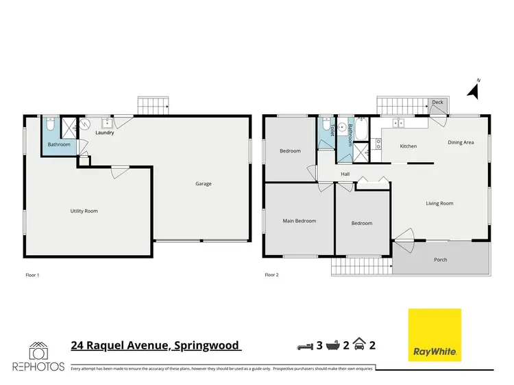 Floorplan of Homely house listing, 24 Raquel Avenue, Springwood QLD 4127