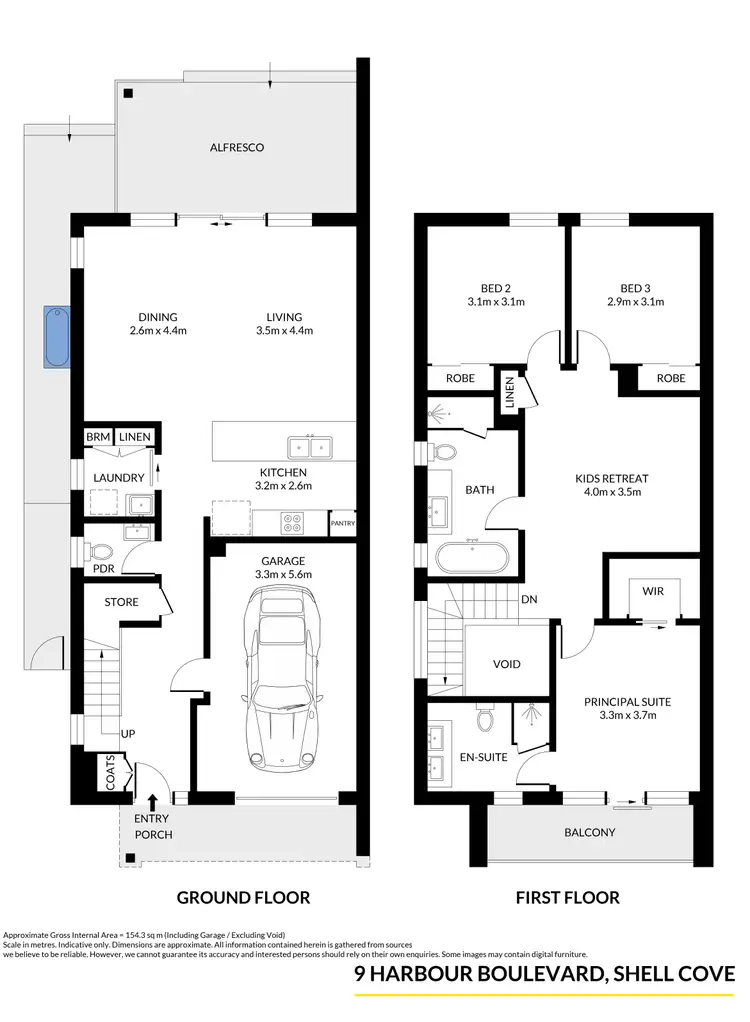 Floorplan of Homely house listing, 9 Harbour Boulevard, Shell Cove NSW 2529
