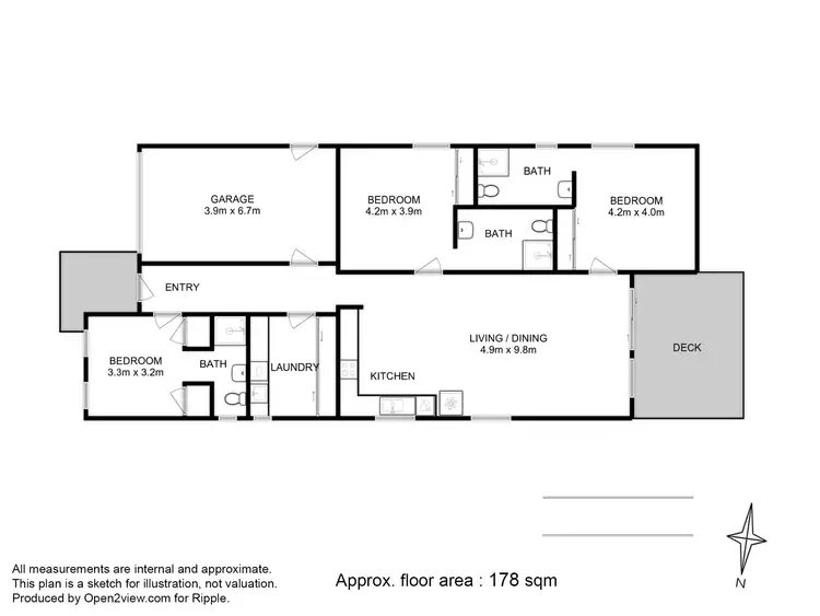 Floorplan of Homely house listing, 20 Spoonbill Loop, Sorell TAS 7172