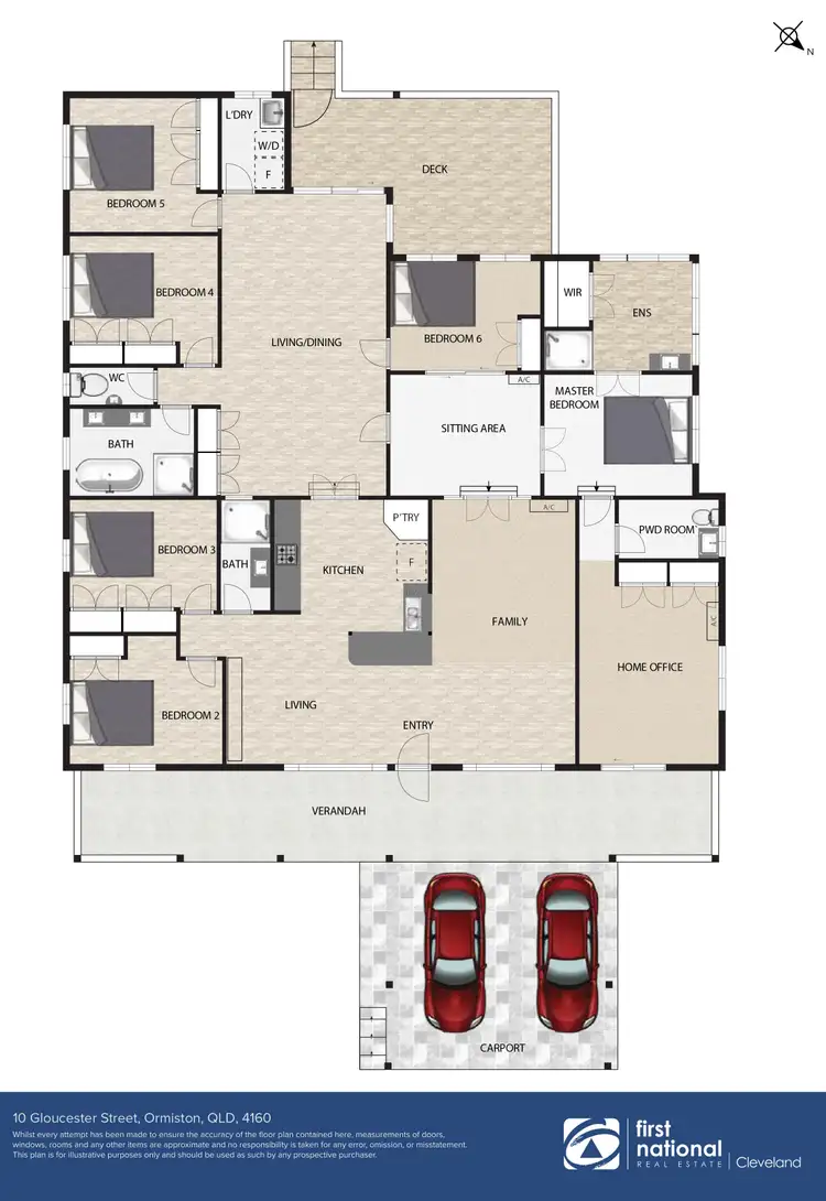 Floorplan of Homely house listing, 10 Gloucester Street, Ormiston QLD 4160