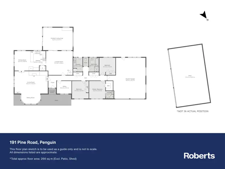 Floorplan of Homely rural property listing, 191 Pine Road, Penguin TAS 7316