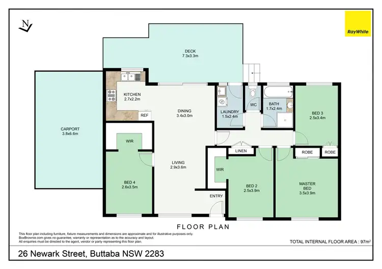 Floorplan of Homely house listing, 26 Newark Street, Buttaba NSW 2283