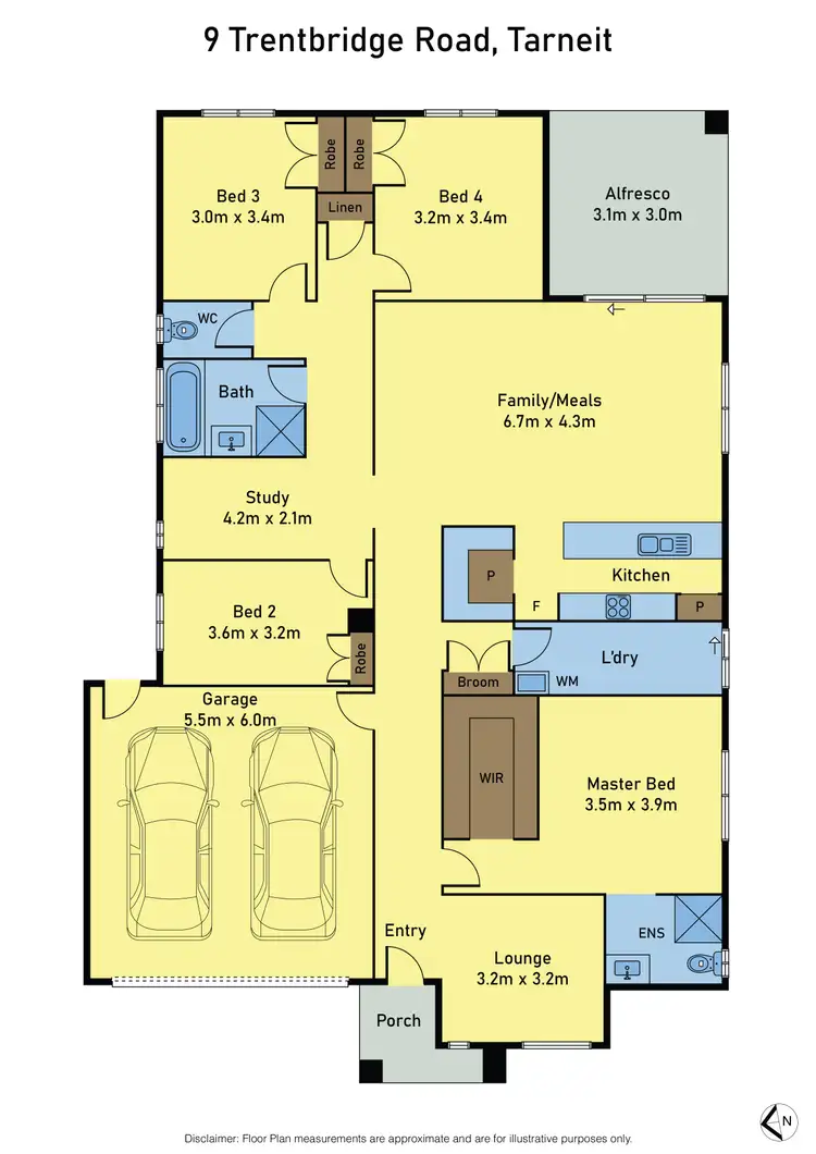 Floorplan of Homely house listing, 9 Trentbridge Road, Tarneit VIC 3029