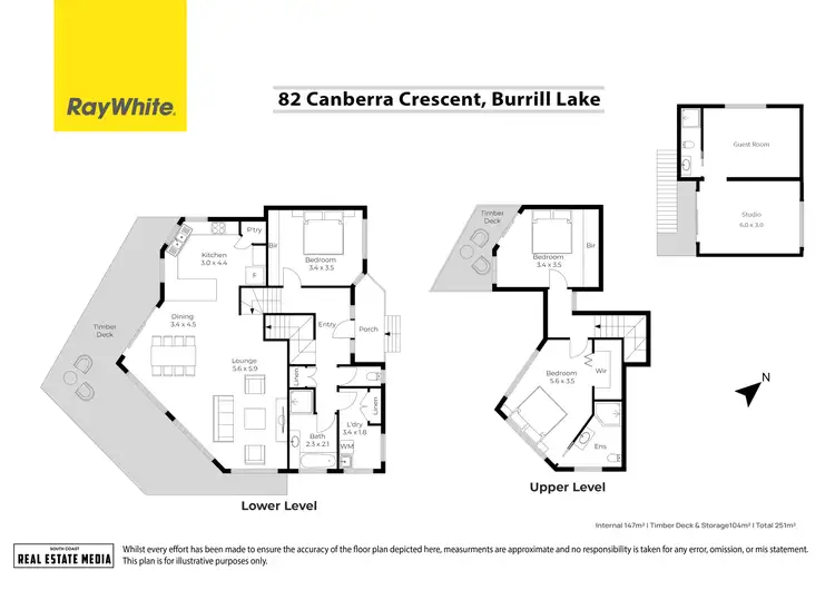 Floorplan of Homely house listing, 82 Canberra Crescent, Burrill Lake NSW 2539