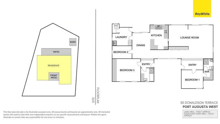 Floorplan of Homely house listing, 30 Donaldson Terrace, Port Augusta West SA 5700