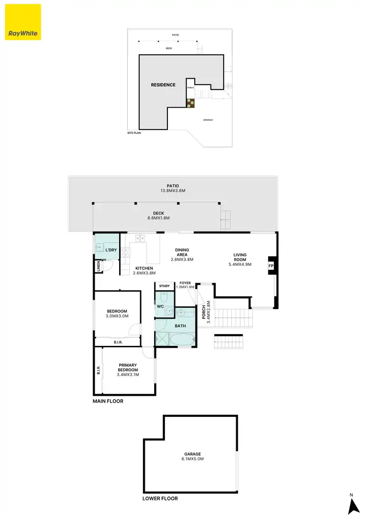Floorplan of Homely unit listing, 2/10 Dorrington Avenue, Reservoir VIC 3073