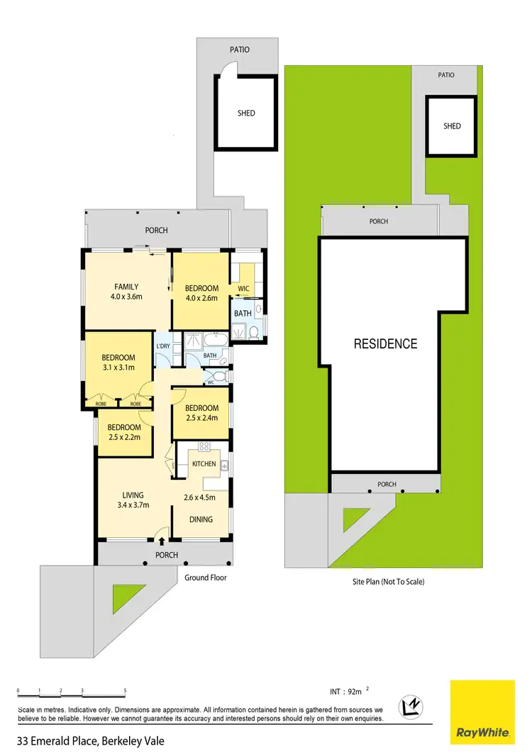 Floorplan of Homely house listing, 33 Emerald Place, Berkeley Vale NSW 2261